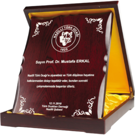 Ahşap Plaket