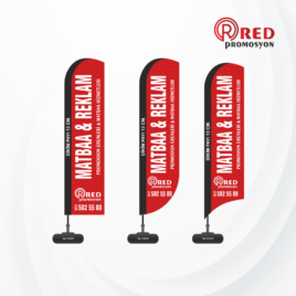 Reklam Baskılı Yelken Bayrak