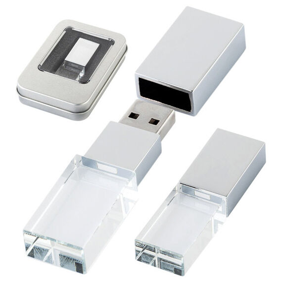 Kristal Işıklı USB Bellek