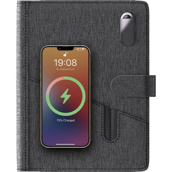 6.500 mAh Promosyon Powerbank Organizer Defter